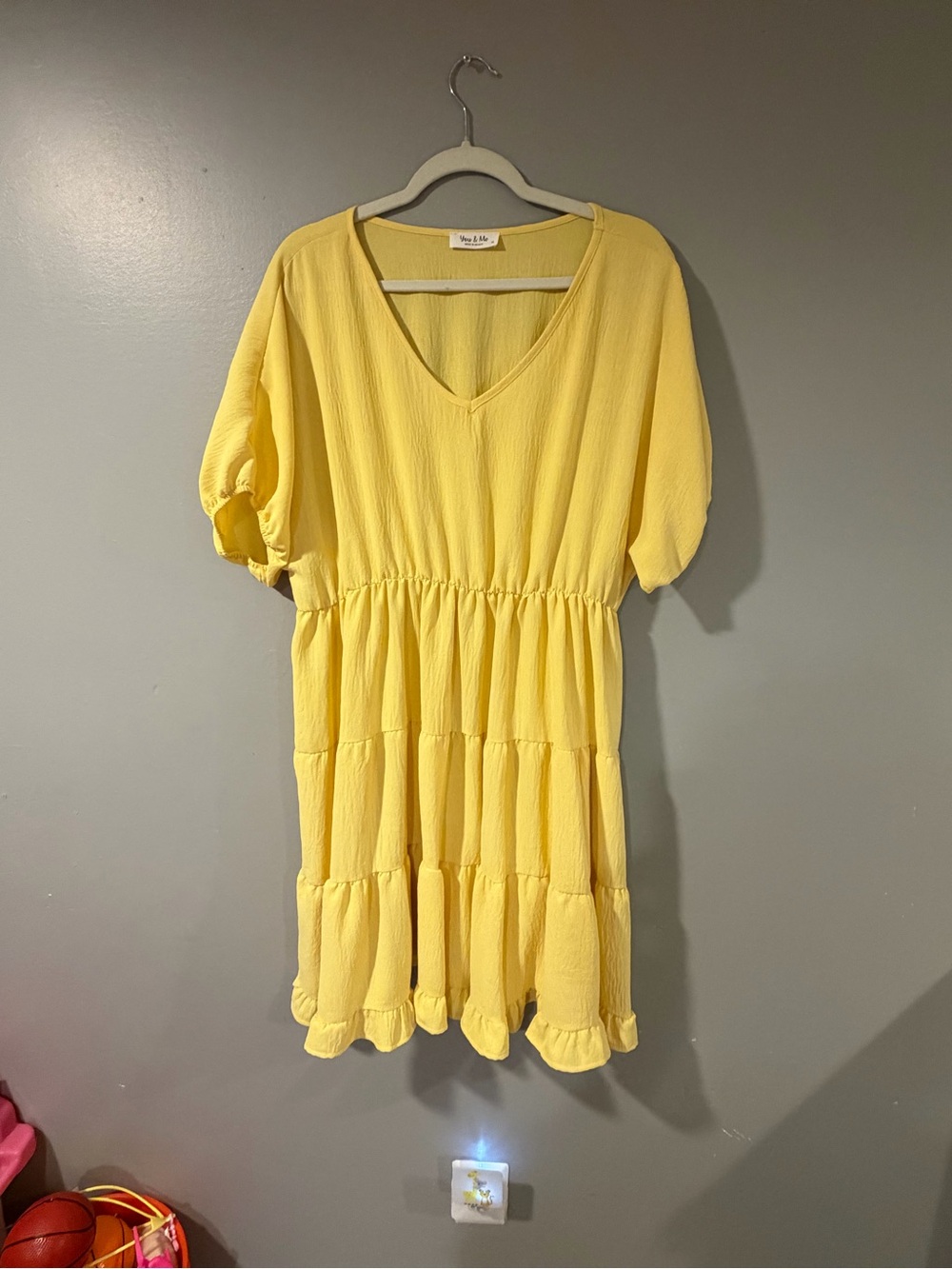 Show Me Your MuMu Sunny Yellow Tiered Maxi Dress